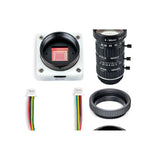 IMX577 camera body with separate 5–50 mm zoom lens and adapter ring