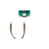 Close view of OV5695 camera USB port and multicolor cable