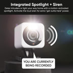 Wyze Cam v4 – integrated spotlight and siren