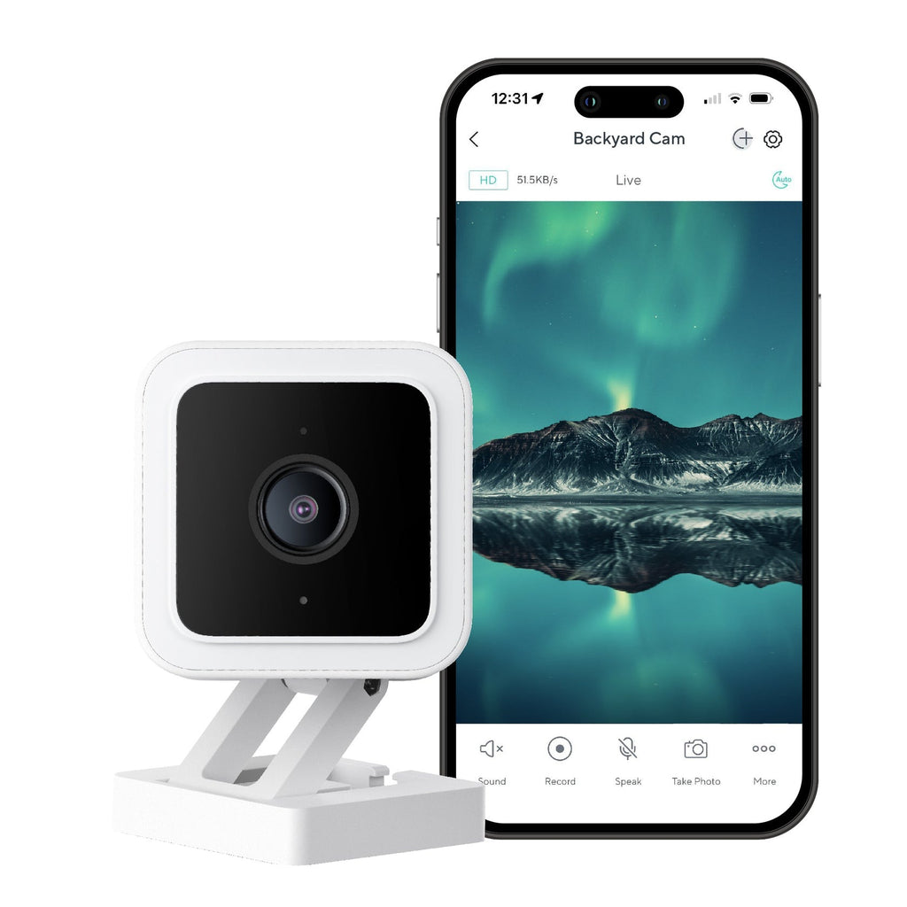 Wyze Cam v3 – live view in the Wyze app