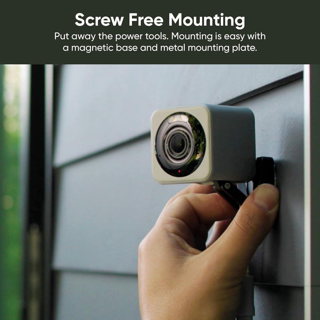 Wyze Cam v4 – screw-free magnetic mounting