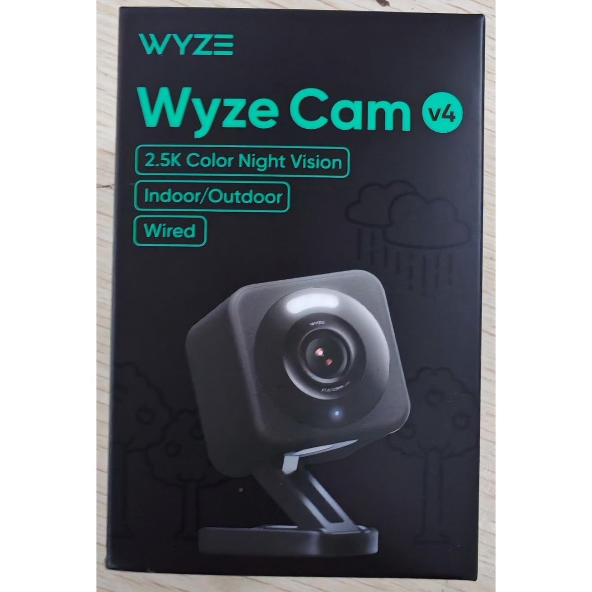 Wyze Cam v4 – retail box