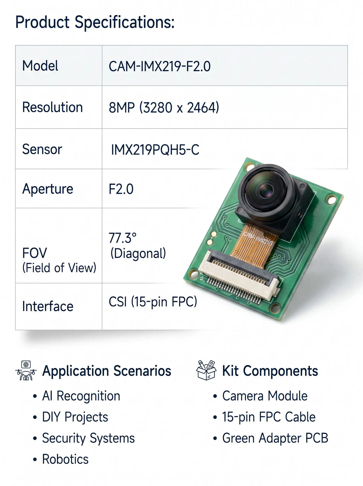 Technical Specification Table (English)